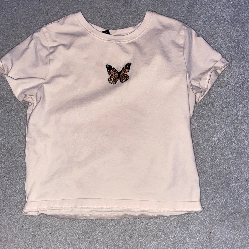 Forever 21 Butterfly Tee Shirt